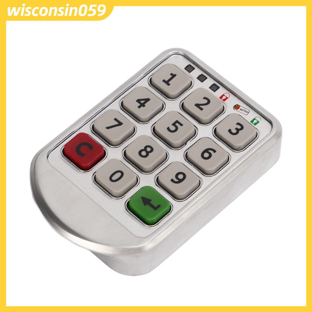 Wisconsin059 Tủ điện tử Khóa được mã hóa không cần mật khẩu ngăn kéo hợp kim kẽm cho văn phòng gia đình khóa tủ quần áo