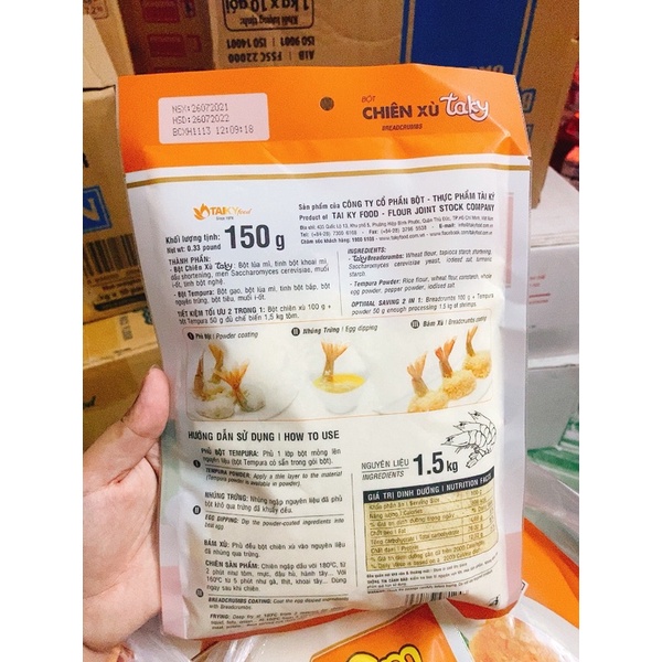 Bột chiên xù quận Tân Phú