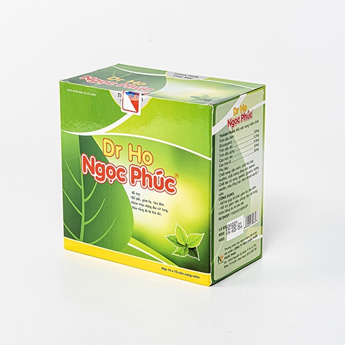 Dr ho Ngọc Phúc giúp giảm ho, đau rát họng hiệu quả hộp 10 vỉ x 10 viên