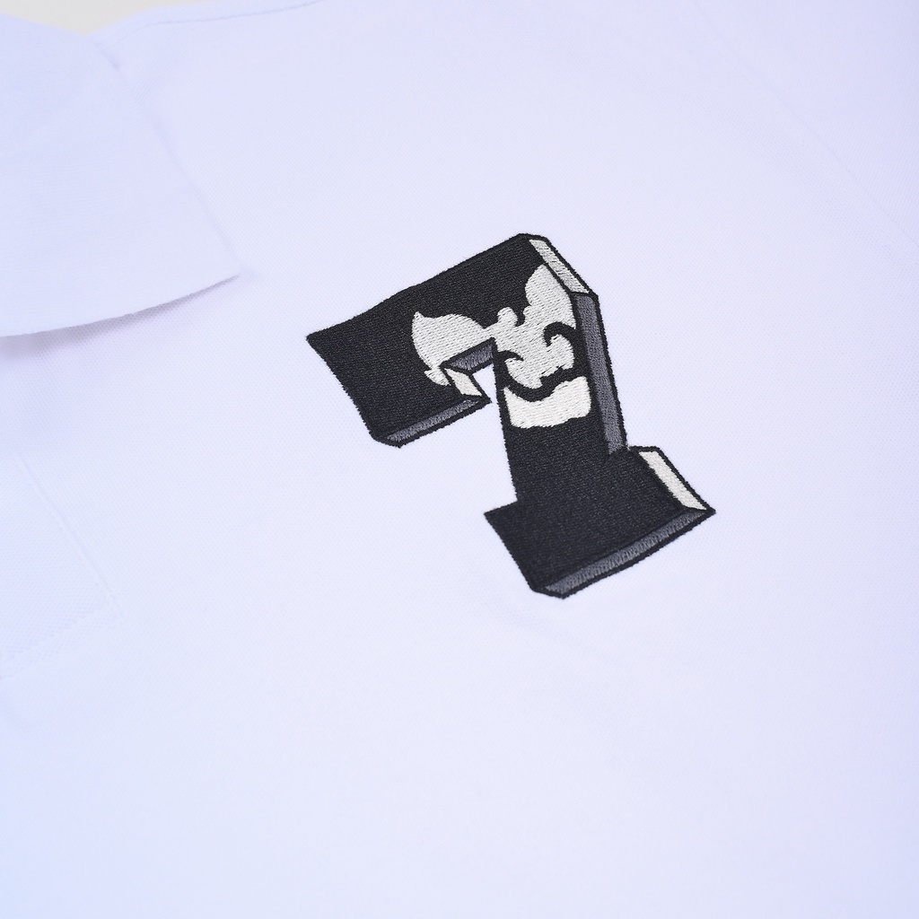 Áo Thun Polo N7 Newseven LOGO V1 phông tay lỡ nam nữ form rộng Local Brand