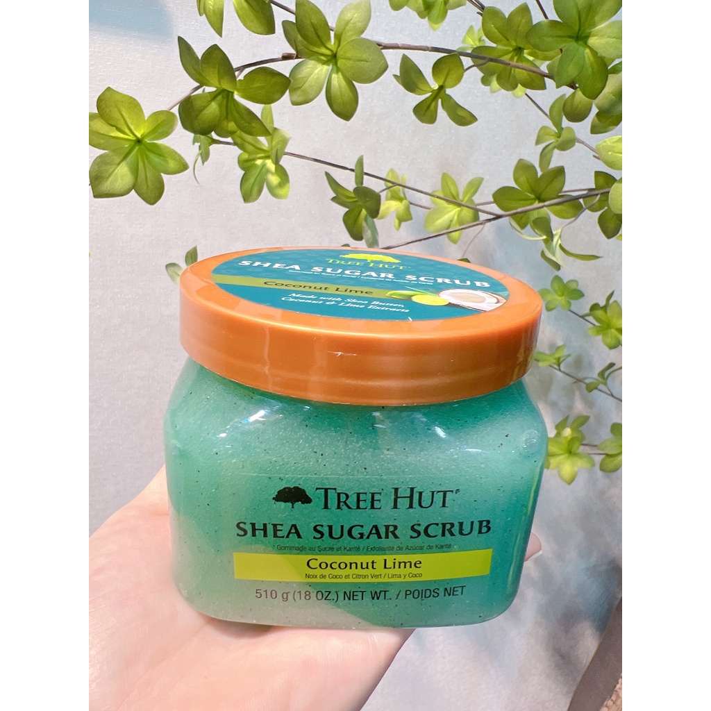 Tẩy tế bào chết toàn thân Tree Hut SHEA SUGAR SCRUB 510g - Hity Beauty