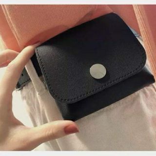 Thắt lưng da kèm túi da mini unisex ulzzang basic