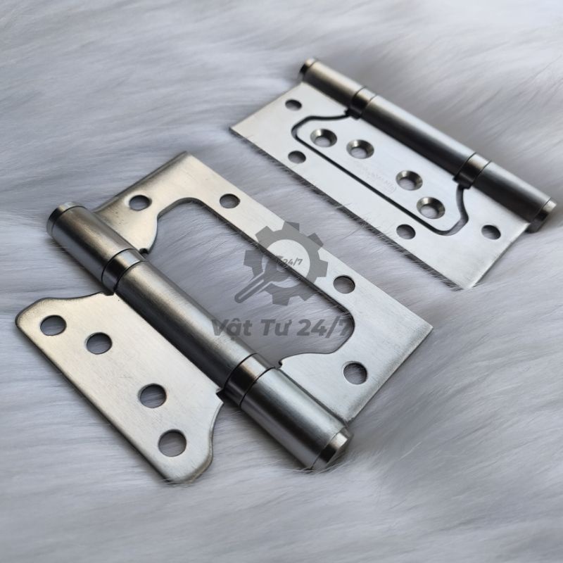 Bản lề cửa gỗ cửa ngựa Âm Dương Inox 304 4x3x3.0 có ốc vít đi kèm