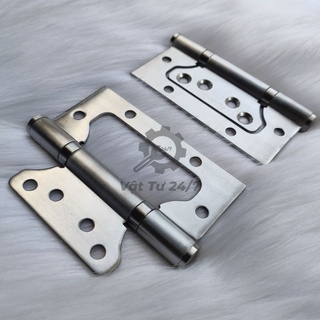 Bản lề cửa gỗ cửa ngựa âm dương inox 304 4x3x3.0 có ốc vít đi kèm