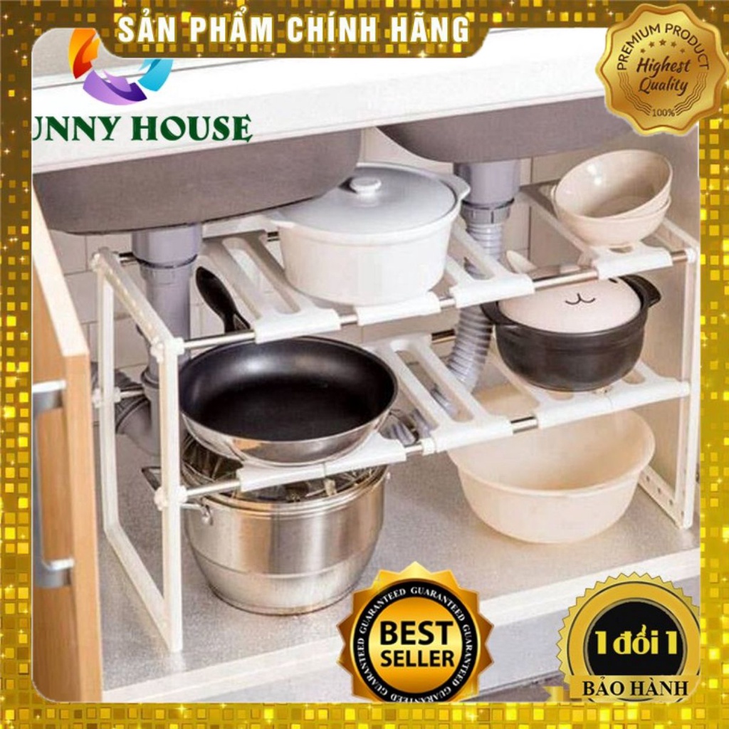 [LOẠI 1] Kệ gầm bếp đa năng INOX 304, kệ đựng dụng cụ nhà bếp - Sunny House