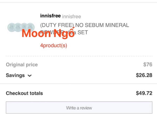 Phấn phủ bột Innis nosebum mineral | BigBuy360 - bigbuy360.vn