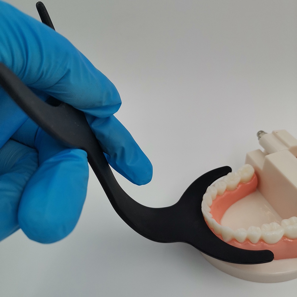 Bảng Silicone Chỉnh Hình Răng Màu Đen Có Thể Điều Chỉnh Góc