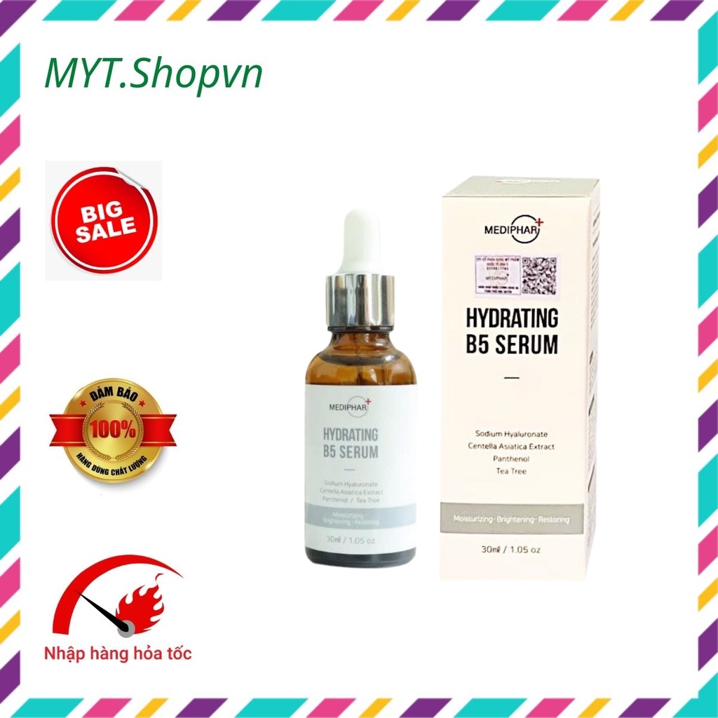 [Tem Chống Hàng Giả] Serum MEDIPHAR B5 cấp nước, phục hồi da