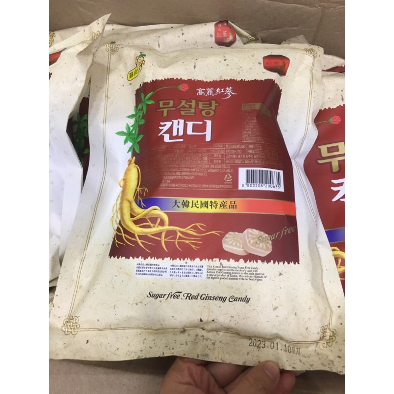 KẸO SÂM HÀN QUỐC FREE SUGAR 500G