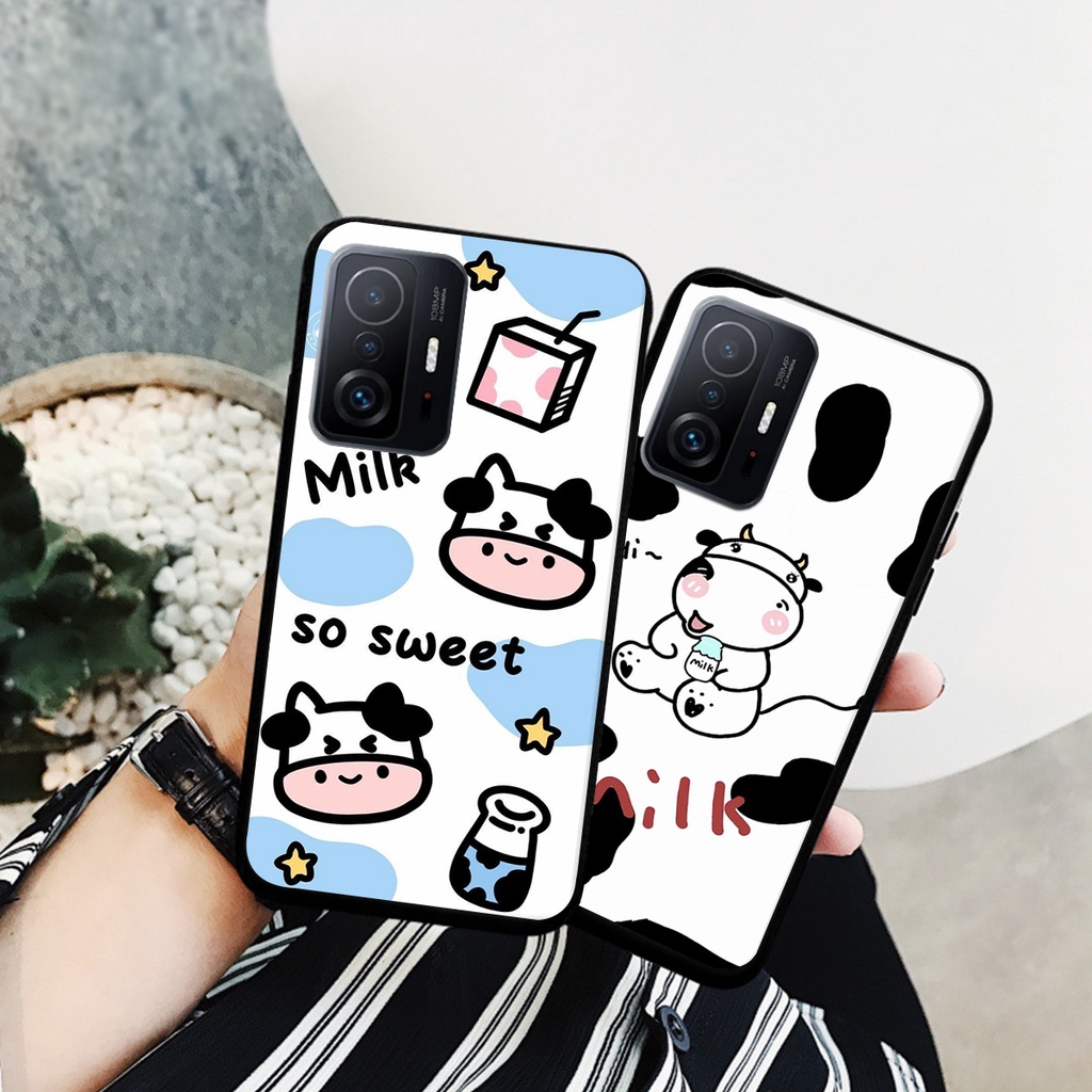 Ốp lưng  Xiaomi 11 5G- Xiaomi 11 Lite 5g- Xiaomi 11T 5G - Xiaomi 11T Pro 5G ( Mi 11T 5G - Mi 11T Pro 5G) mẫu bò sữa đẹp