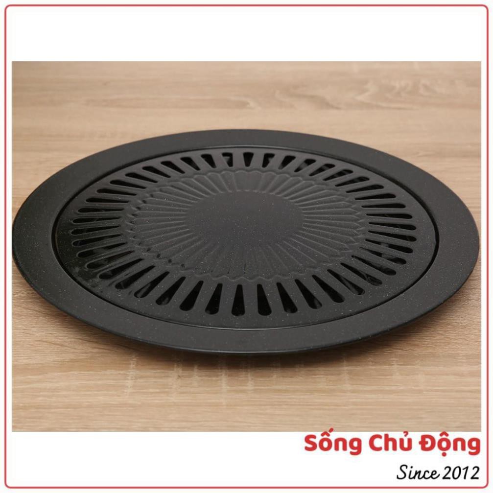 Vỉ nướng chống dính Rainy RN 30VNM 30cm, vỉ nướng thép tráng men  dễ chùi rửa