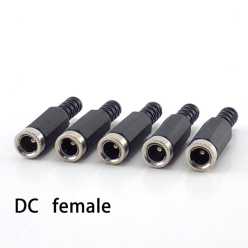 Set 10 Đầu Nối DC Male Female 5.5x2.1mm DC Dành Cho Camera An Ninh Cctv