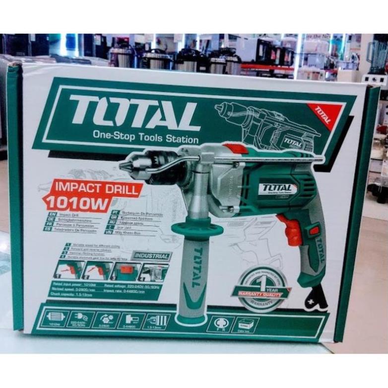 Máy khoan động lực cầm tay 13mm 1010W Totlal TG111136E