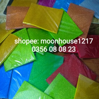 1 Tờ xốp kim tuyến A3 - handmade, mầm non