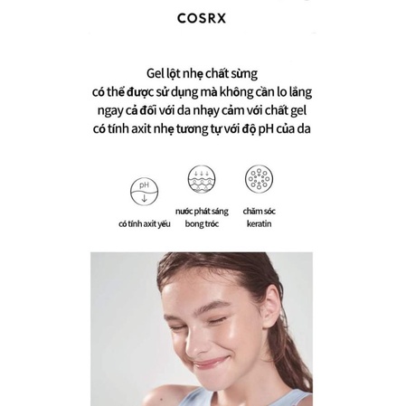 Gel tẩy da chết COSRX LOW PH GOOD NIGHT SOFT PEELING GEL