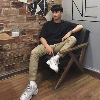 Quần Kaki Baggy Form Unisex