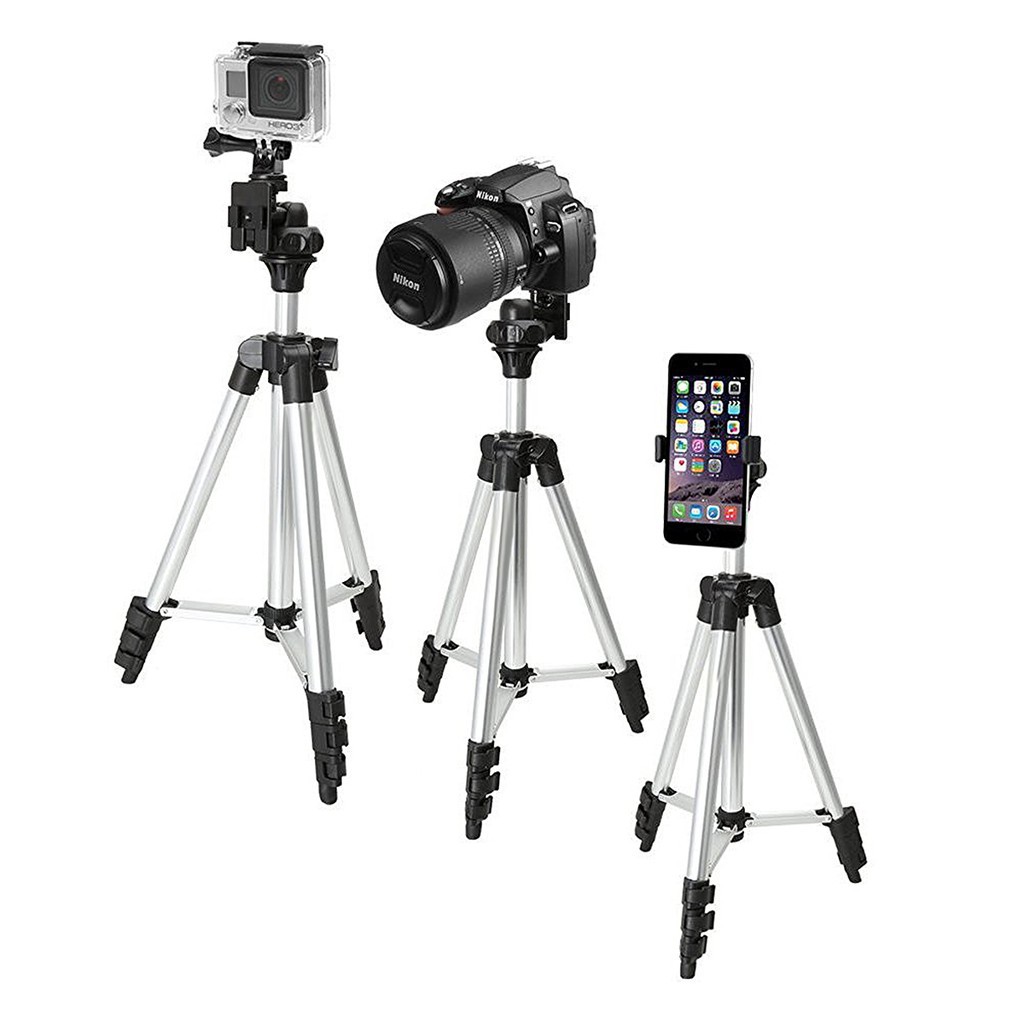 WT-3110A Adjustable Digital Camera Cellphone Tripod Stand for DSLR