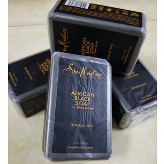 Xà Phòng Tắm Cho Da Mụn SheaMoisture African Black Soap 230g (USA)