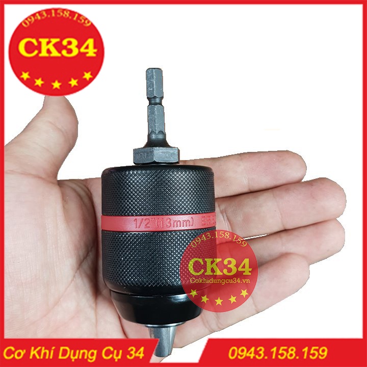Đầu Kẹp Mũi Khoan LOCK - UNLOCK 13mm Cho Máy Bắn Vít Chuôi Lục Giác