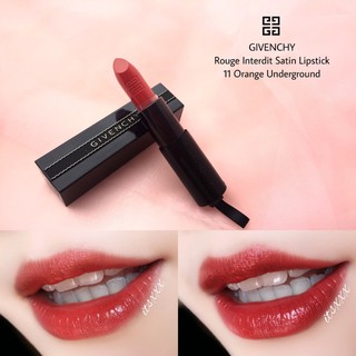 Son Givenchy Rouge Interdit 11 Orange Underground màu đỏ cam Fullbox
