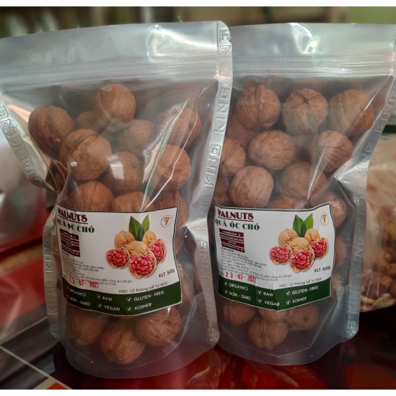 500G HẠT ÓC CHÓ ĐỎ NHẬP KHẨU MỸ