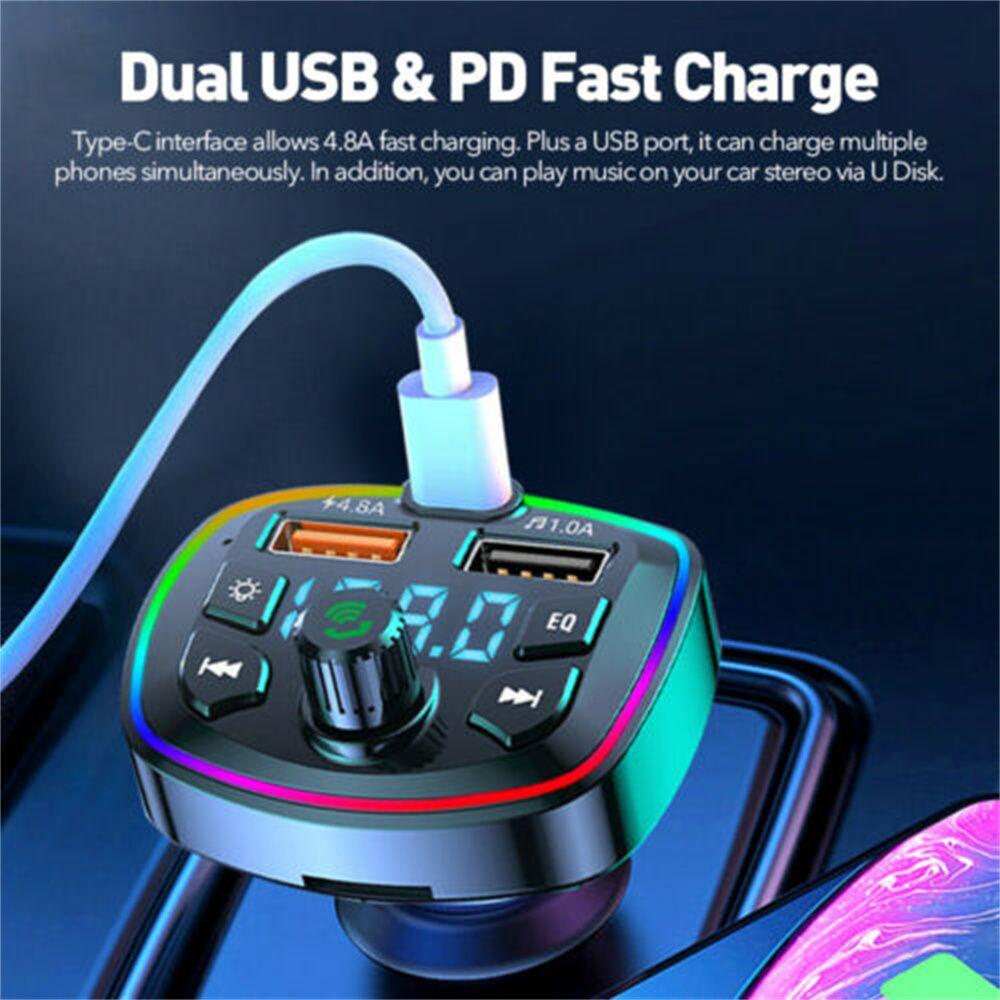 Bộ Sạc Nhanh Không Dây Bluetooth Có Đèn LED