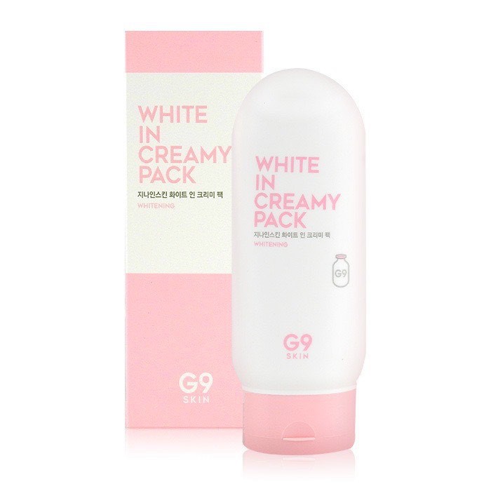 Kem Trắng Da Toàn Thân G9 Skin White In Creamy Pack Whitening 200ml  và Kem dưỡng trắng da G9 SKIN White In Whipping