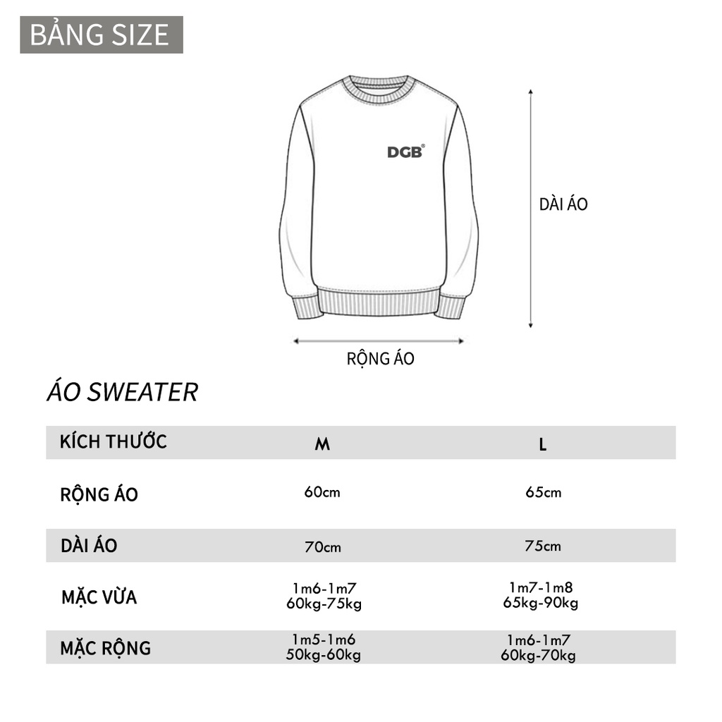 Áo Tay Dài Local Brand - Áo Sweater Original Dragonbyboi Xanh Biển nỉ cao cấp