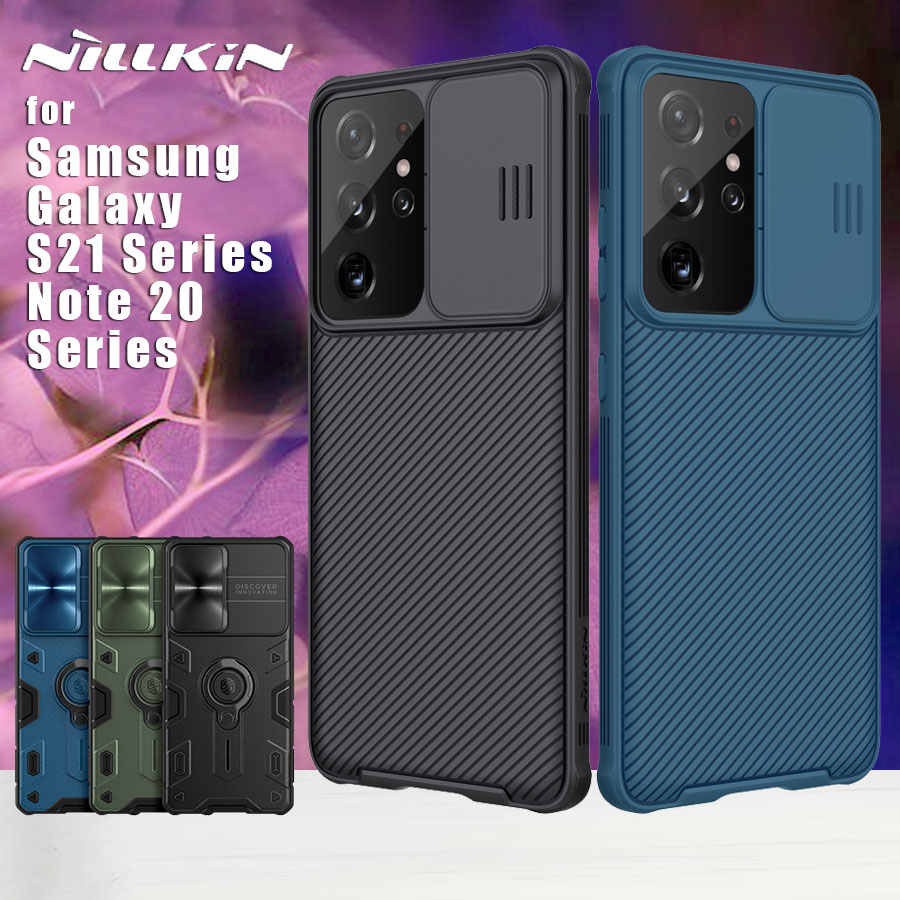 Ốp lưng Samsung Galaxy S21 Plus ( s21+) / S21 Ultra / Galaxy S21- Chính hãng Nillkin Camshield Pro bảo vệ camera