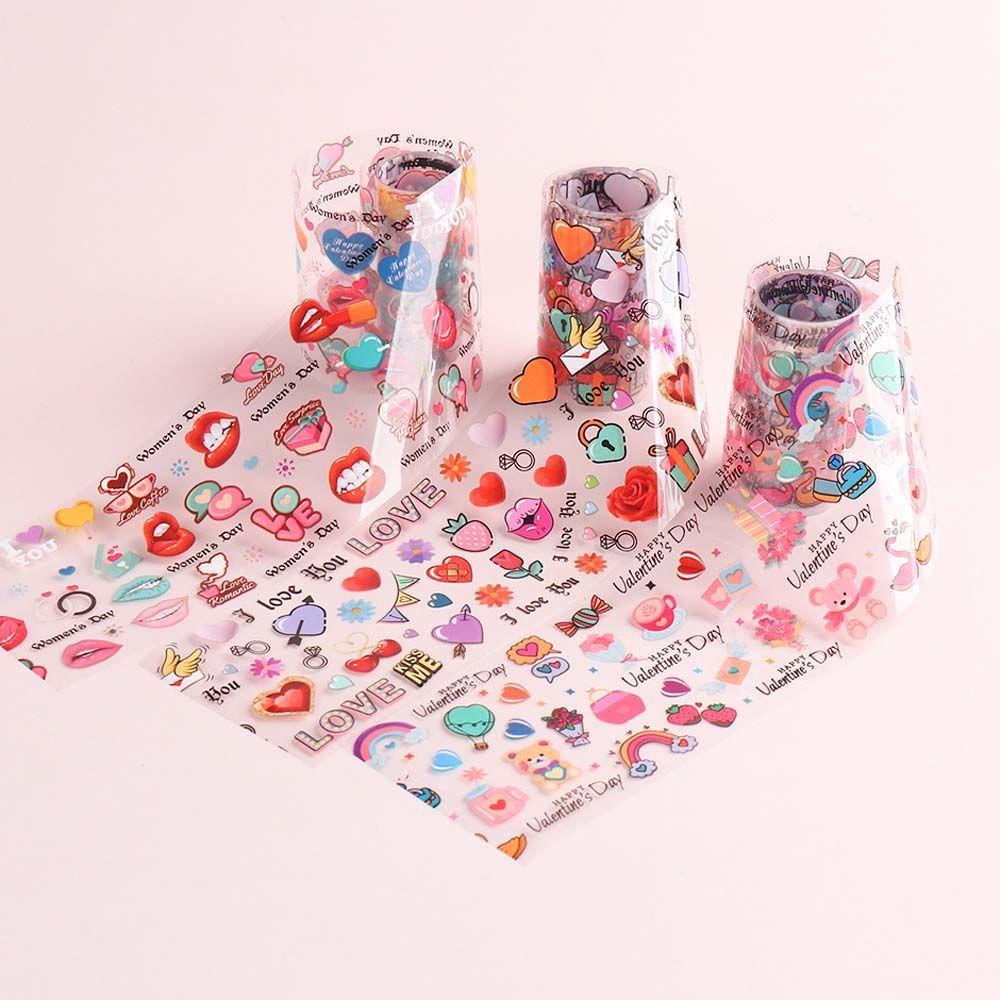 Nhãn Dán Trang Trí Móng Tay Họa Tiết Đôi Môi Holographic DIY