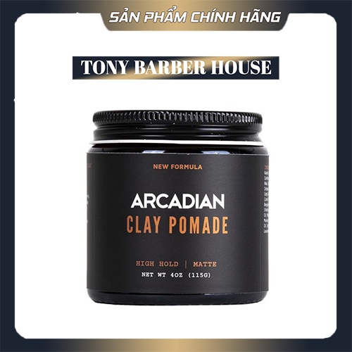 Arcadian Clay Pomade 118ml - Sáp vuốt tóc chính hãng