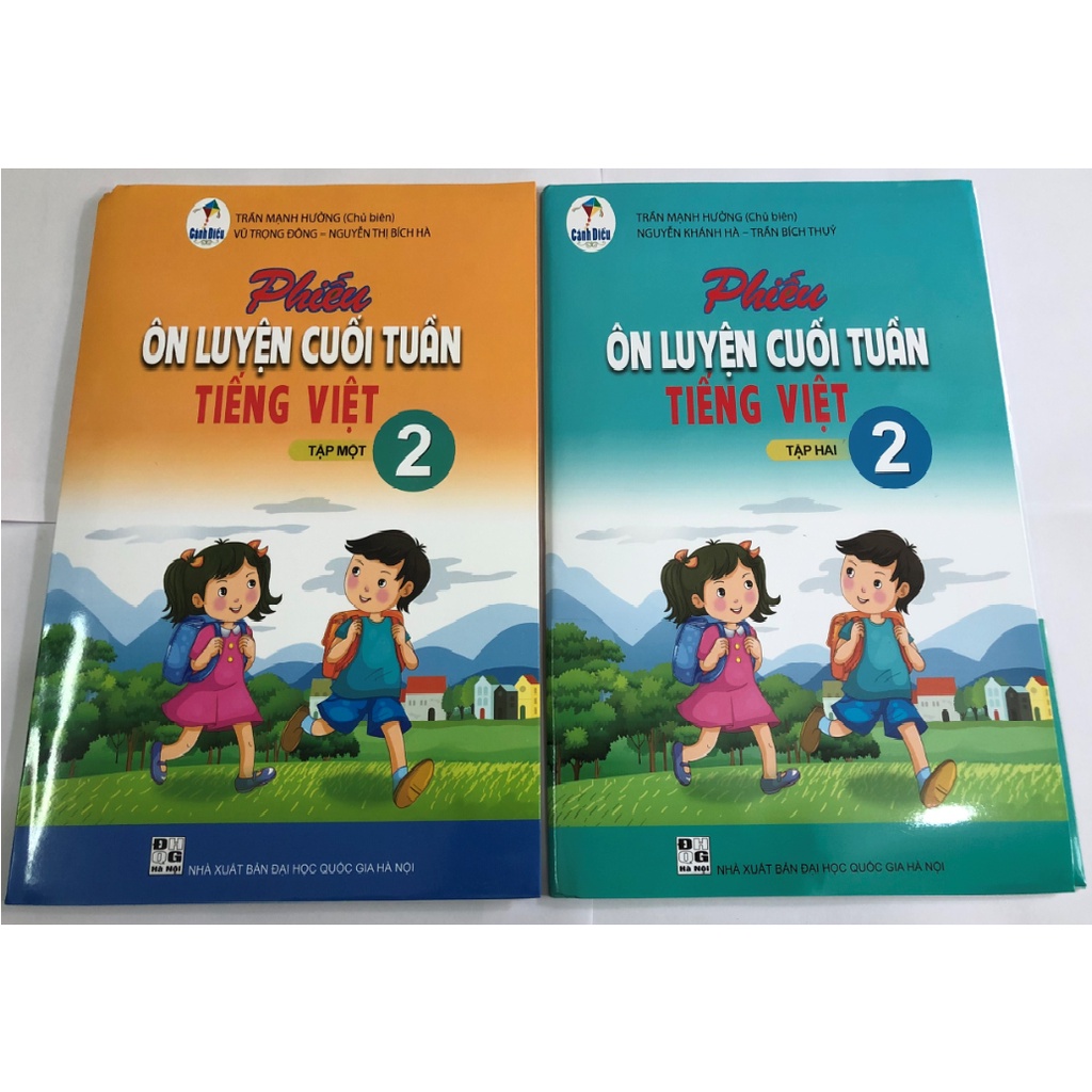 Sách - Combo Phiếu ôn luyện cuối tuần Tiếng Việt lớp 2 (tập 1+2) Cánh Diều