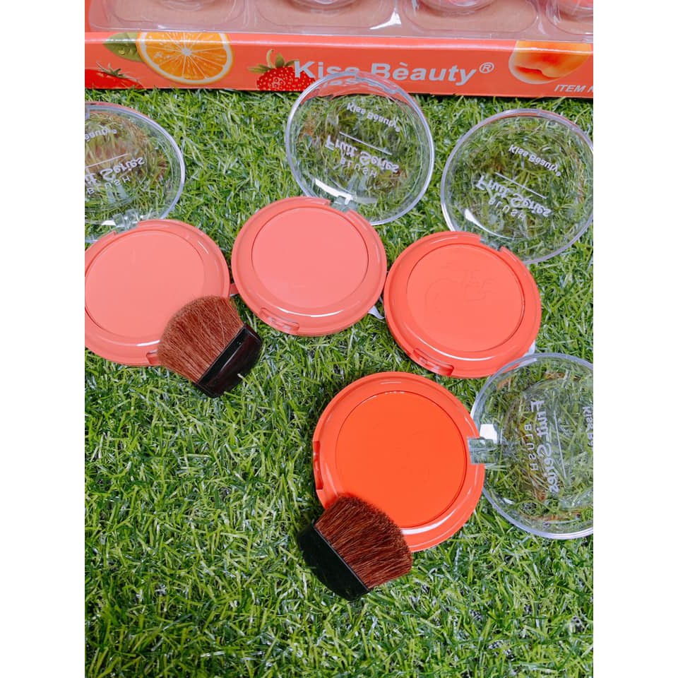 Phấn Má Kiss Beauty Fruit Blush với cọ - TL006 vip