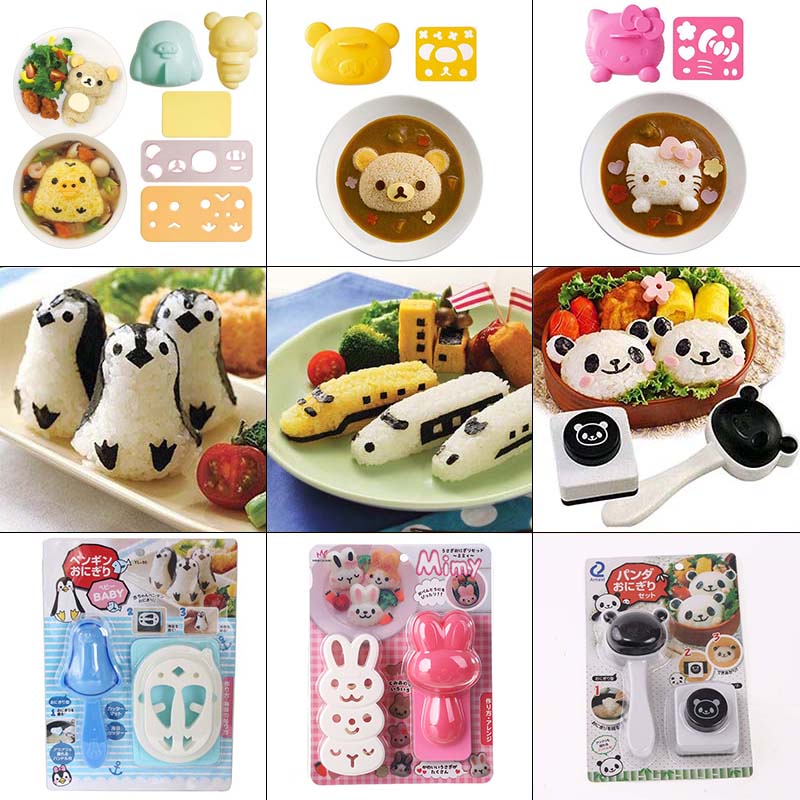 Khuôn Làm Cơm Nắm Hình Động Vật Hoạt Hình Dễ Thương