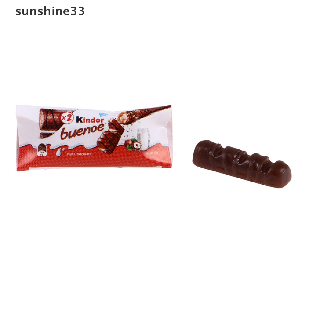 1 Bộ Mô Hình Đồ Ăn Vặt Sô Cô La Trang Trí Nhà Búp Bê Tỉ Lệ 1: 12