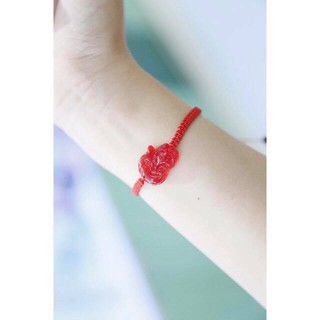 Vòng Tay Hồ Ly Tết Dây Đỏ