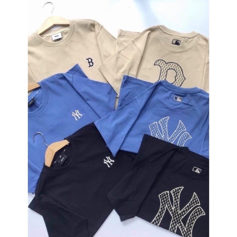 Áo phông MLB Like Unisex Cotton Ngắn Tay From Rộng Chất Thun Mát