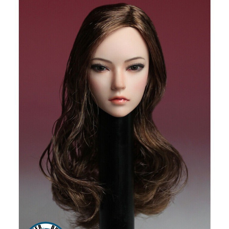 Mô Hình Đầu Nhân Vật Nữ Tóc Nâu Tỉ Lệ 1 / 6