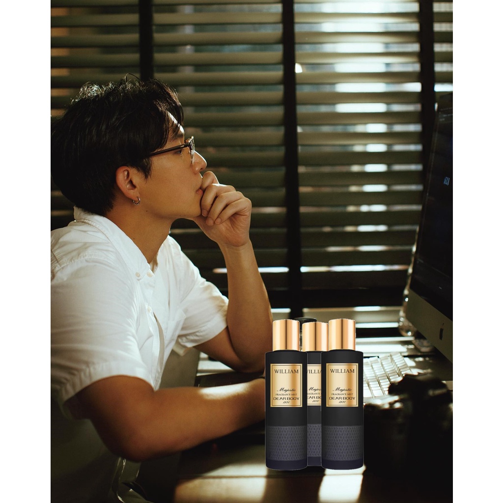 Xịt Thơm Toàn Thân William DEAR BODY Majestic Fragrance Body Mist 270ml