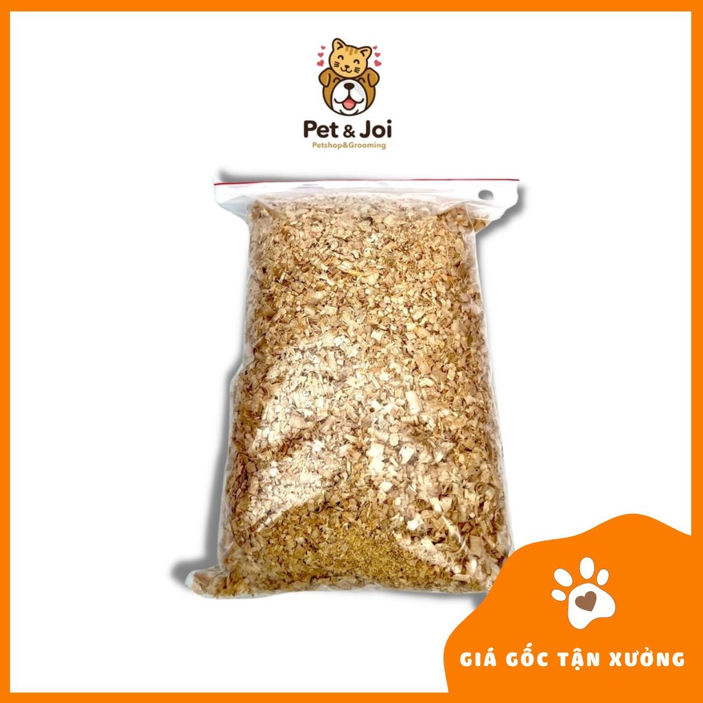 Mùn cưa tơi xốp hút ẩm cao lót chuồng lót lồng cho Hamster 500g - PET&amp;JOI