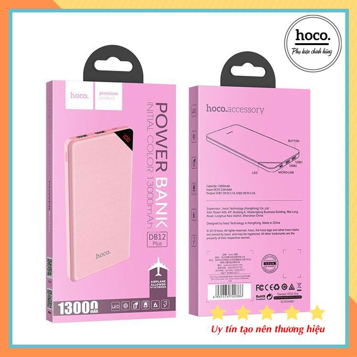 Pin Sạc Dự Phòng 13000Mah Hoco DB12 Chính Hãng