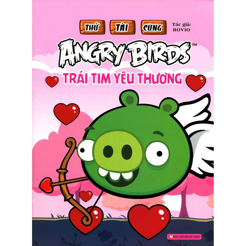 Sách - Thử Tài Cùng Angry Birds - Trái Tim Yêu Thương