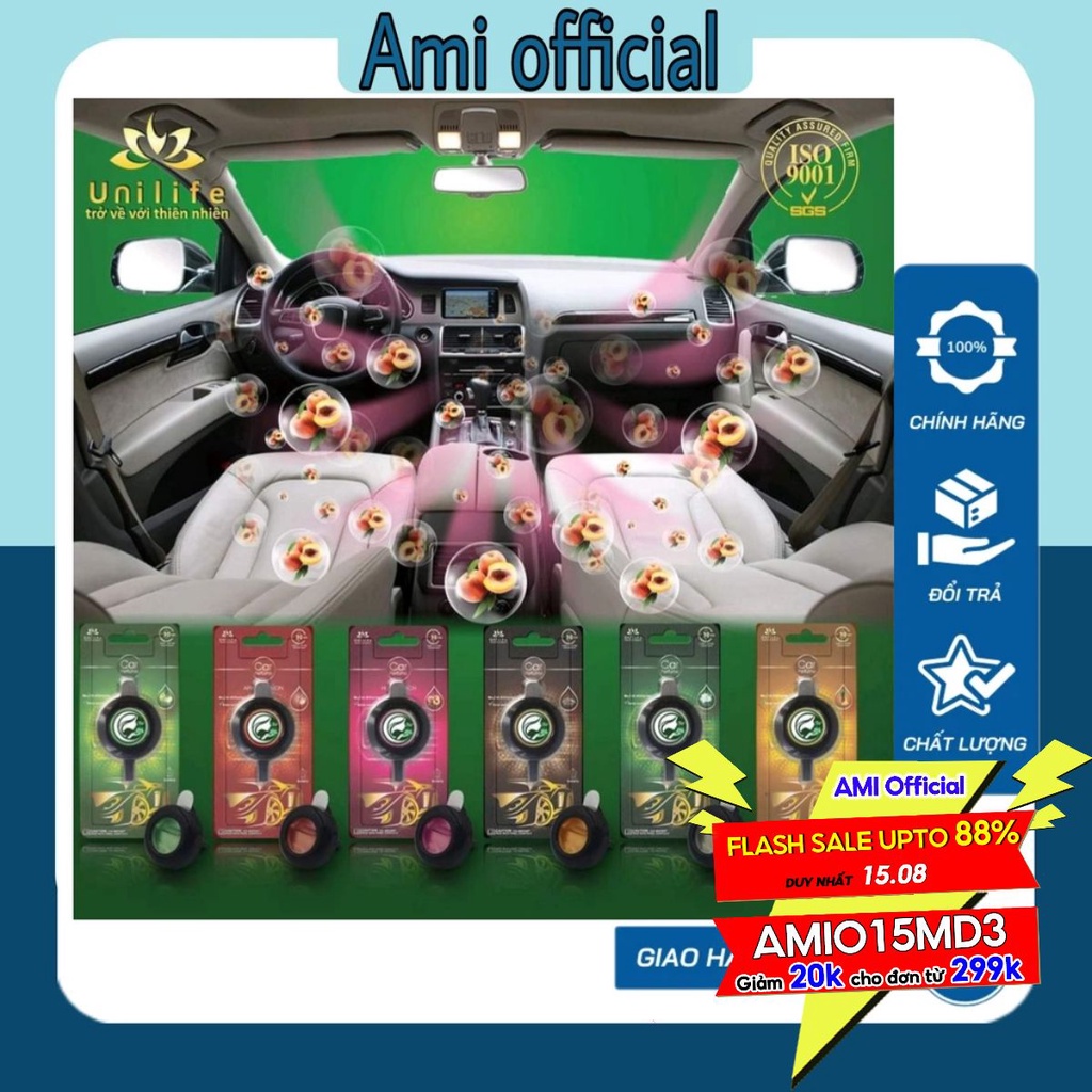 Tinh dầu nước hoa xe hơi, ô tô Unilife