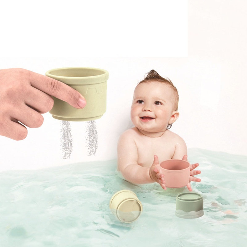 Bộ Đồ Chơi Cốc Xếp Chồng Chồng Lên Nhau Không Độc Hại Chất Lượng Cao