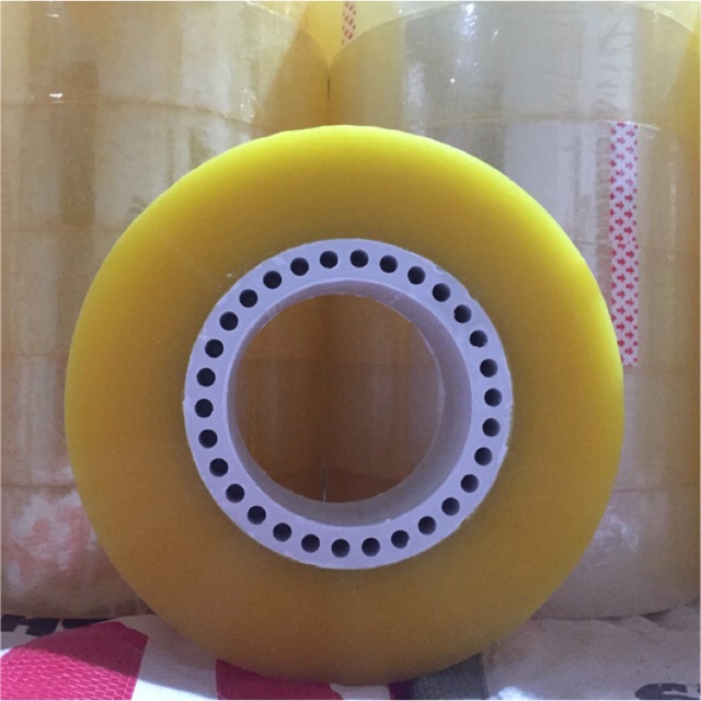 Băng dính,băng keo vàng 1kg lõi lỗ giá rẻ