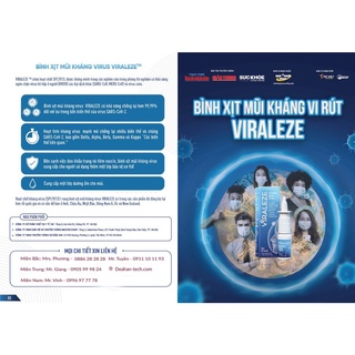Bình xịt kháng virus Viraleze
