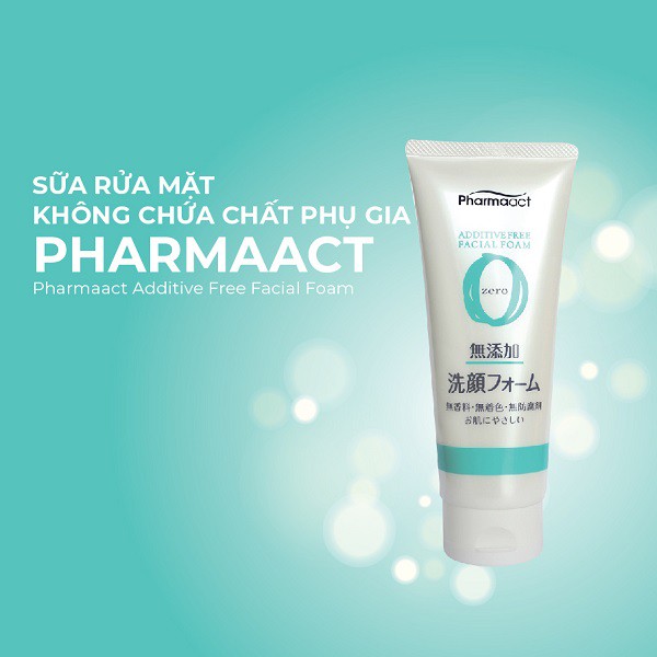 (Date 22/10/2023) Sữa Rửa Mặt Pharmaact Không Chứa Chất Phụ Gia (130g)