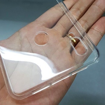 Ốp lưng silicon dẻo trong/ đen cao cấp Henyou