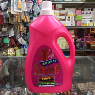 Nước xả vải Siusop một lần xả siêu tiện lợi can 3.8kg