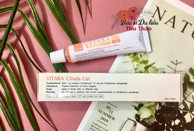 KEM CHẤM MỤN VIÊM VITARA CLINDA GEL 15g